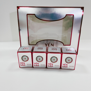 Boîtes d'emballage en papier personnalisées avec estampage à chaud et fenêtre en PVC |   Convient pour les coffrets cadeaux et les confiseries - Product Image 1