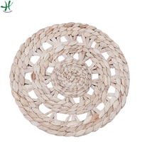 Meilleures ventes : Sets de table en jonc de mer, jacinthe d'eau et rotin, écologiques, style classique, couleurs personnalisables, couleur naturelle pour la salle à manger