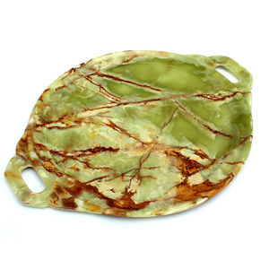 Green Onyx Round Shaped Tray Natural <b>Stone</b> Decorative Serving Bowl Handmade Luxury Onyx Bowl Wholesale Supplier - Product Image 2
