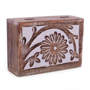 Natural Mango <b>Wood</b> Hand Carved Decorative Jewelry <b>Box</b> for Keepsakes and Storage Design for <b>Gifts</b> Direct From Factory Supplier - Product Image 4