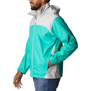 Men's <b>Jackets</b> Lightweight Hooded Windbreaker Water Resistant Full Zip Outdoor <b>Jacket</b> Custom Logo Private Label Supplier - Product Image 4