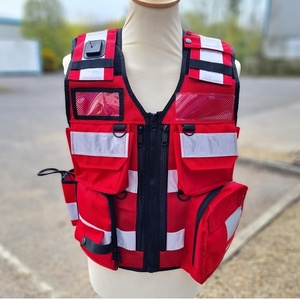 เสื้อกั๊กสะท้อนแสงแบบกำหนดเองได้ ความปลอดภัยสูง ซิปด้านหน้า ราคาถูก เสื้อกั๊กนิรภัย เสื้อกั๊กไฮวิซ เสื้อกั๊กทางยุทธวิธี เสื้อกั๊กพาราเมดิคอล - Product Image 3