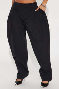Pantalones Paracaídas de Cintura Alta y Pierna Ancha, Estilo Casual y Holgado, Color Negro, Marca Privada OEM, Pantalones para Hombre - Product Image 4