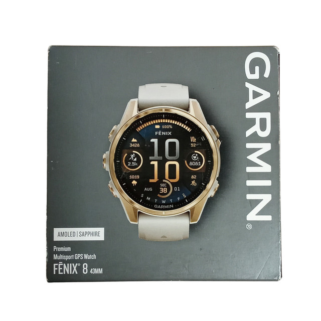 PERFECT PRICE New Fenix 8 Smartwatch-Solar Powered AMOLED Display Fitness Tracker Alarm Clock  Waterproof