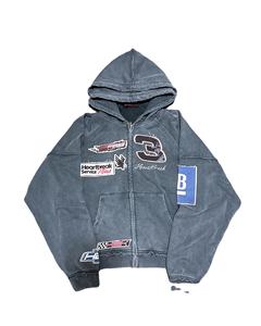 Sudadera con capucha de peso pesado para hombre con logotipo personalizado 100% algodón invierno de gran tamaño en blanco ácido Vintage lavado OEM - Product Image 1