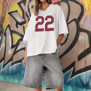 Camiseta Deportiva Personalizada Unisex con Estampado de Números, Estilo Urbano, Manga Corta, Proveedor Mayorista OEM ODM - Product Image 2
