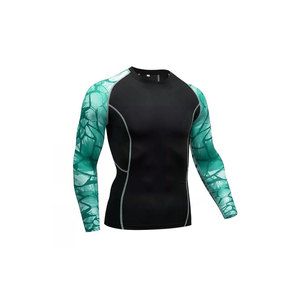 Camiseta Deportiva de Manga Larga Solid Trader de Diseño Avanzado, Elástica en Cuatro Direcciones, Transpirable, Protectora, Ropa Deportiva Activa, Rash Guard - Product Image 2
