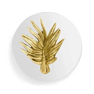 Portavelas de Vidrio Hecho a Mano de Lujo con Tapa de Hoja de Oro, Forma Redonda, Resistente al Calor, para Decoración del Hogar y Uso en Interiores - Product Image 3