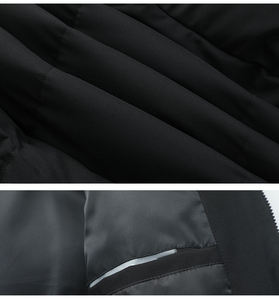 Fully Customized Men's <b>Waterproof</b> Canvas Puffer <b>Jackets</b> Polyester Wadding Filled <b>Winter</b> DDP Shipping - Product Image 5