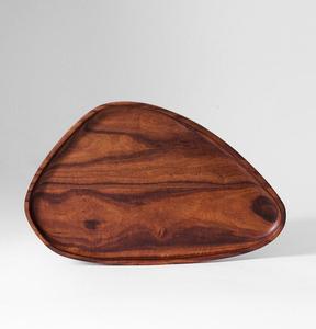Planche à découper ronde en bois rustique artisanale avec plateau circulaire et poignée à boucle en corde - Product Image 6