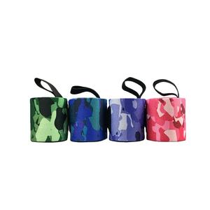 Bandes de poignet de haute qualité 100% laine pour haltérophilie - Impression personnalisée avec fermeture auto-agrippante pour la musculation en salle de sport - Product Image 1