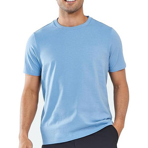 OEM High Quality Custom Your Brand Logo 100% Cotton O-Neck T Shirt Blank Men <b>Tshirt</b> <b>Plain</b> Casual Men's T-shirts - Product Image 4