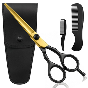 Tijeras para Cortar Barba de 5 Pulgadas, Acero Inoxidable, Duraderas, para Diestros, Cuchilla Afilada, Venta al Por Mayor de Fábrica, OEM ODM - Product Image 1