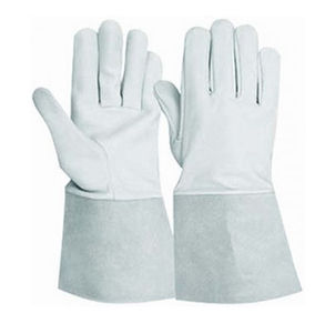Gants de soudage résistants à la chaleur, gants de travail en cuir personnalisés, gants de soudage, conception OEM - Product Image 1