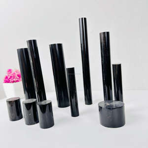 ฮอร์นน้ำควายธรรมชาติเป็นมิตรกับสิ่งแวดล้อมฮอร์นขนาดเล็กม้วนสีดำ - Product Image 1