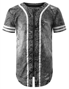 Camiseta de Béisbol de Verano para Hombre, Estampado Completo con Flamencos y Palmeras, Escena de Playa, Cuello en V, Manga Corta, Ropa Deportiva de Poliéster - Product Image 6