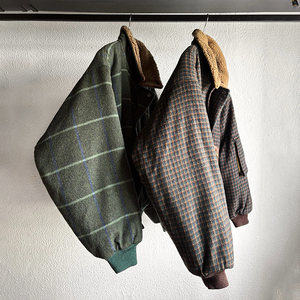 Wholesale Streetwear <b>Flannel</b> Shirt <b>Jacket</b> Long Sleeve Plaid Polyester Lined Breathable - Product Image 3