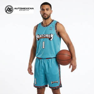 Conjunto de Uniforme de Baloncesto Transpirable de Poliéster Personalizado, Camisetas y Pantalones Cortos para Equipos, Fabricante de Ropa Deportiva OEM ODM - Product Image 1