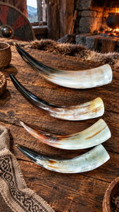 SOFIYA CRAFT Corne à boire en corne de buffle naturelle, toucher réel, polie, faite à la main, style viking, tasse à thé, cadeau de mariage - Product Image 5