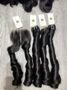 Pelucas de Cabello Remy SDD de Alta Calidad, 100% Virgen, Trama Simple, Marca Vietnam VNHL, Todos los Colores Disponibles, Precio de Fábrica al por Mayor - Product Image 5