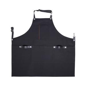 Delantal de Trabajo de Lona Encerada Premium Duradero con Cremallera y Correa Cruzada Ajustable para Chef, Barbacoa, Barbero, Carpintero, Equipo de Taller LCA-0049 - Product Image 1