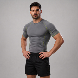 Rashguard personnalisé OEM imprimé par sublimation, rashguard de haute qualité, rashguard à manches courtes MMA Bjj - Product Image 6