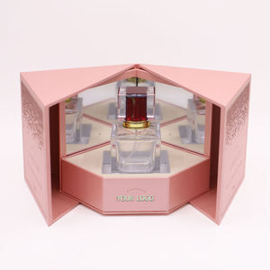 Manufacture Custom logo Luxury Mirror Jewelry Makeup Cosmetic Wooden Magnetic <b>Box</b> Gift Packaging Perfume <b>Bottle</b> with <b>Box</b> - Product Image 3