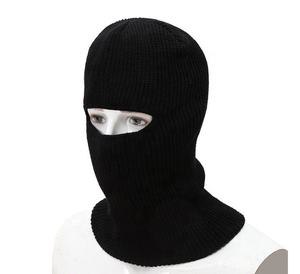 Cheap Polyester Custom Knitted Plain Color <b>Ski</b> <b>Mask</b> Beanie Face <b>Mask</b> Balaclava With Eye Hole - Product Image 1