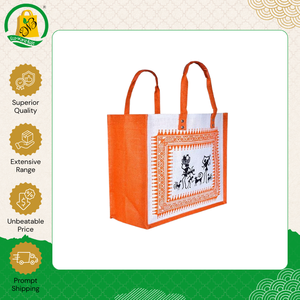 Bolsa de Compras de Yute Ecológica de Primera Calidad, Estilo Nuevo, Venta al Por Mayor, con Impresión Completa y Asa Acolchada Tejida - Product Image 3