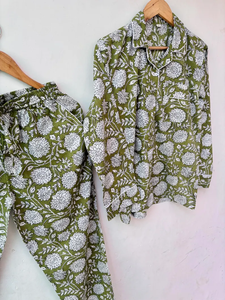 Conjunto de Pijama Coordinado con Estampado de Tigre para Mujer, Ropa de Dormir Informal de Verano, Suave y Transpirable, de Algodón, Hasta la Rodilla - Product Image 4