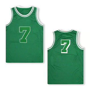 Maillots de basket-ball unisexes réversibles en mesh sans manches, personnalisables en gros, impression sérigraphique, designs sur mesure, plus respirants - Product Image 4