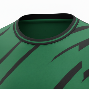 ชุดฟุตบอลแบบ unisex พร้อมกางเกงขาสั้น ชุดออกกำลังกายสองชิ้น ชุดฝึกซ้อมฟุตบอล แห้งเร็ว ชุดกีฬา รับผลิตตามแบบ OEM - Product Image 4