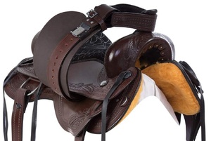 Silla de Montar Occidental de Cuero Premium Hecha a Mano para Caballos, Equipo de Equitación para Ranchos y Senderos, Fabricante, Exportador y Proveedor - Product Image 2