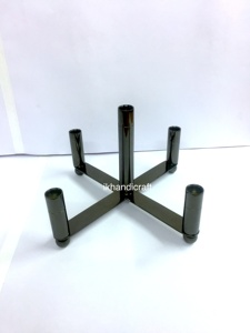 Candelabro Metálico Plegable de 5 Brazos, Chapado en Níquel PVD Negro Elegante, de Calidad Premium, Hecho a Mano, Duradero, Resistente al Calor y Portátil - Product Image 3