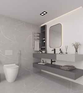 Chất lượng cao <span class=keywords><strong>Matte</strong></span> tráng men sứ gạch 30x60 hiện đại đá cái nhìn Trắng <span class=keywords><strong>grey</strong></span> gạch lát sàn cho nội thất từ Việt Nam giá cả tuyệt vời - Product Image 1