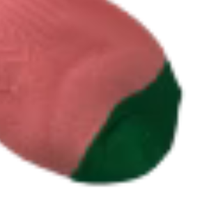 AKA Green Pink Quarter Crew <b>Socks</b> Comfortable Cotton Athletic Casual Embroidered <b>Socks</b> for <b>Women</b> Green Pink <b>White</b> - Product Image 2
