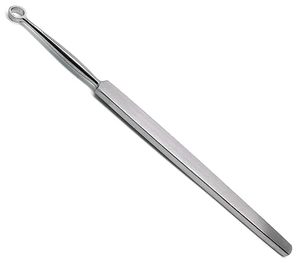 Curettes pour chalazion en gros #   1 Curette auriculaire chirurgicale à boucle de 1,8 mm pour instruments ORL - Product Image 1