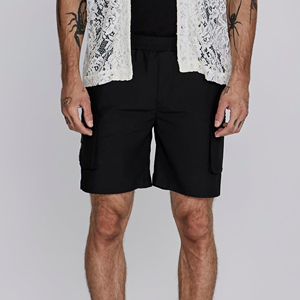 Pantalones Cortos de Algodón de Lujo para Hombre, Diseño Personalizado con Logotipo, Estilo Casual de Verano, Lisos con Bolsillo - Product Image 1