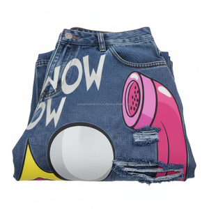 Women's Baggy <b>Pants</b> Wide Leg Mid Waist Breathable Custom OEM Wholesale - Product Image 6