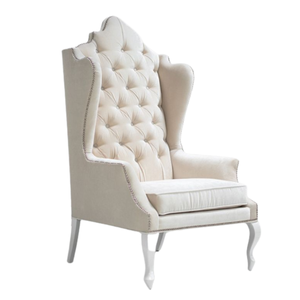 Hotel and Home Furniture Arm Wooden Throne <b>Chairs</b> <b>High</b> <b>Back</b> Sofa <b>Chairs</b> Modern Luxury Design Wholesale Price - Product Image 2