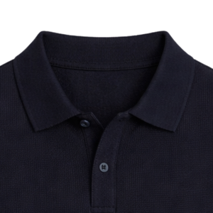 Polo en tricot pour homme grande taille, manches courtes, coton premium, tissu doux, coupe confortable, style décontracté chic, vêtements d'été, vente en gros - Product Image 5