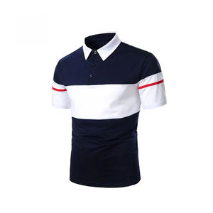 Chemises polo pour hommes de haute qualité, coupe ajustée, 100% coton, t-shirts personnalisés en gros - Product Image 2