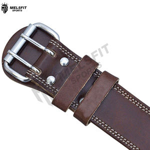 Cinturón de Levantamiento de Pesas Deportivo Melsfit de Alta Calidad, Ajustable, de Cuero Resistente, Personalizable, Antideslizante, Protección Profesional para - Product Image 6