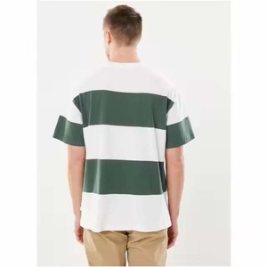 Camiseta Formal para Hombre de Alta Calidad 2025, Venta al Por Mayor, Logotipo Personalizado, Cuello Redondo, Impresión Serigráfica, 100% Algodón, Corte Holgado, 230gsm, Cómoda - Product Image 1