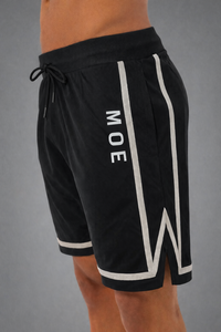 Pantalones Cortos de Baloncesto Negros para Hombre, con Cordón Elástico, Uniforme de Cancha, Fabricación de Ropa Deportiva con Marca Privada - Product Image 2
