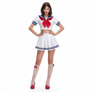 Auténtico Conjunto de Uniforme Escolar Japonés, Disfraz de Cosplay de Estudiante Japonesa, Traje de Marinera para Niña - Product Image 6