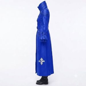 Manteau gothique en cuir véritable pour femmes de qualité supérieure, anti-rides, manches longues, col montant par RIVIAN ATLANTIC - Product Image 5