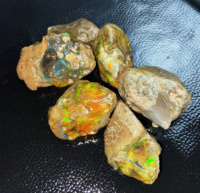 Super Quality 100% Natural Fire Ethiopian Opal Fancy Oil Rough Loose Gemstone Third Party Certified Grade DIY Jewelry Making