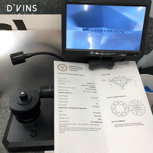 ดีวินส์ จิวเวลส์ เพชรสร้างในห้องปฏิบัติการ 1 กะรัต E VS1 HPHT CVD ทรงกลมเจียระไนแบบบริลเลียนท์ รุ่น DJ456 - Product Image 2