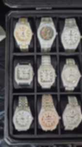 Luxury <b>Automatic</b> Japanese Movement Stainless Steel Watch Full Pav Date Display Vintage Bar Unisex <b>Wristwatch</b> Custom Logo OEM ODM - Product Image 1